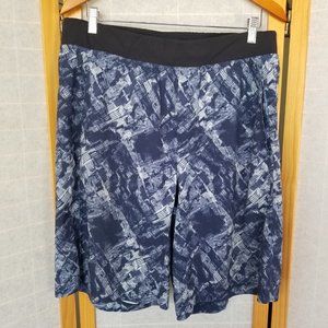 Lululemon Shorts City Sights Core Mens 11” inseam Caspian Blue Linerless XL